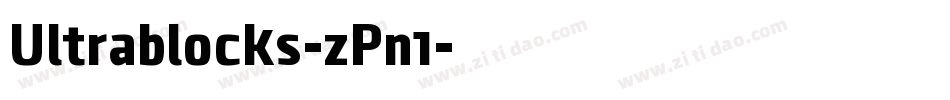 Ultrablocks-zPn1字体转换