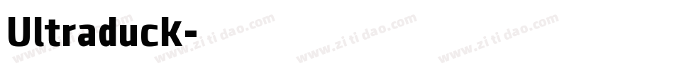 Ultraduck字体转换
