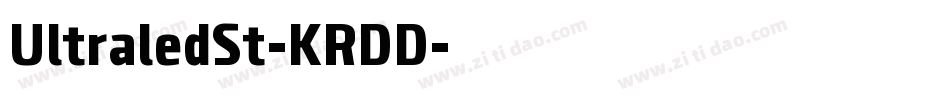 UltraledSt-KRDD字体转换 UltraledSt-KRDD字体转换