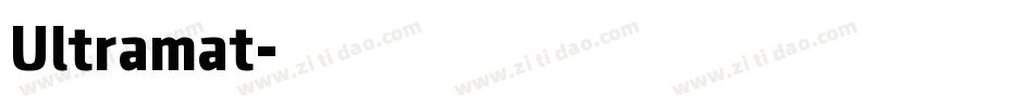 Ultramat字体转换