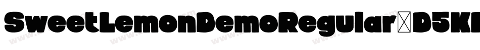 SweetLemonDemoRegular-D5KR字体转换 SweetLemonDemoRegular-D5KR字体转换