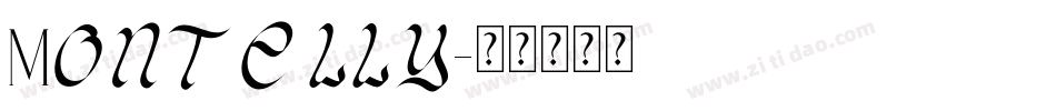 Montelly字体转换