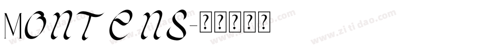 Montens字体转换
