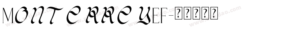 MonterreyEF字体转换