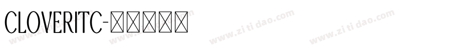 CloverITC字体转换