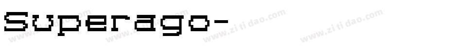 Superago字体转换