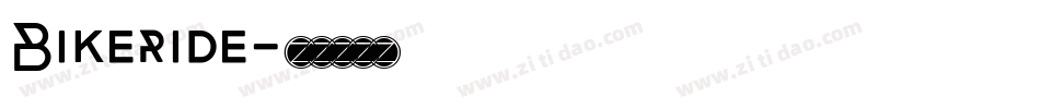 Bikeride字体转换