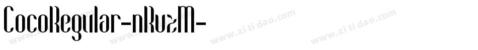 CocoRegular-nRvzM字体转换
