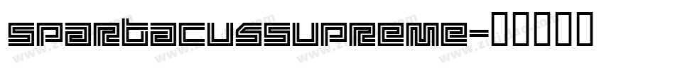SpartacusSupreme字体转换