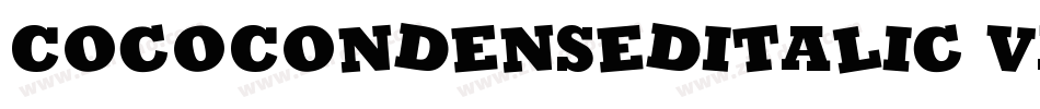 CocoCondenseditalic-vmAz7字体转换