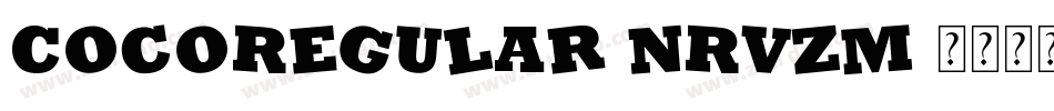 CocoRegular-nRvzM字体转换