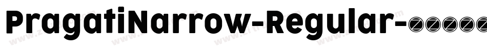 PragatiNarrow-Regular字体转换