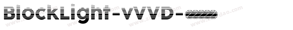BlockLight-vVVD字体转换