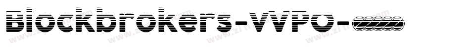 Blockbrokers-vVPO字体转换