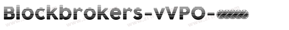 Blockbrokers-vVPO字体转换