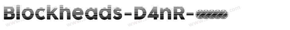 Blockheads-D4nR字体转换