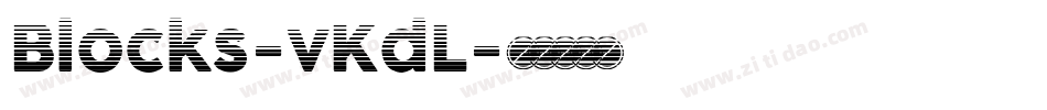 Blocks-vKdL字体转换