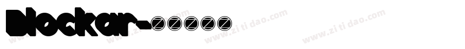 Blockar字体转换