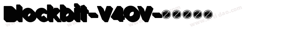 Blockbit-V4OV字体转换
