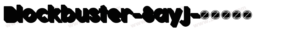 Blockbuster-8ayJ字体转换