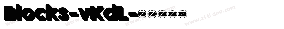 Blocks-vKdL字体转换