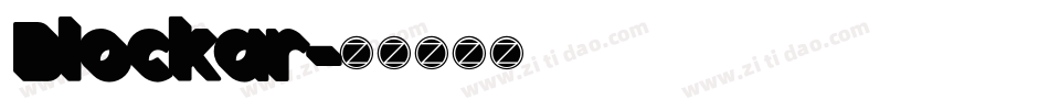 Blockar字体转换