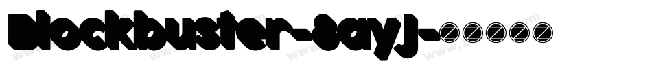 Blockbuster-8ayJ字体转换