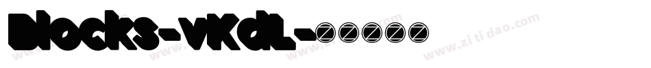 Blocks-vKdL字体转换