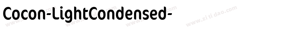 Cocon-LightCondensed字体转换