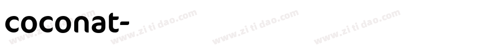 coconat字体转换