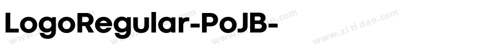 LogoRegular-PoJB字体转换