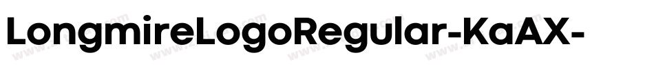 LongmireLogoRegular-KaAX字体转换 LongmireLogoRegular-KaAX字体转换