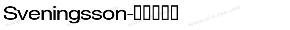 Sveningsson字体转换
