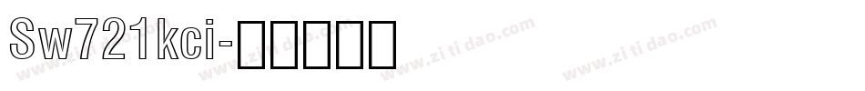 Sw721kci字体转换
