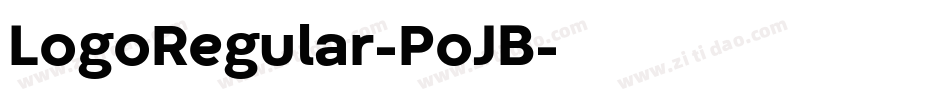 LogoRegular-PoJB字体转换