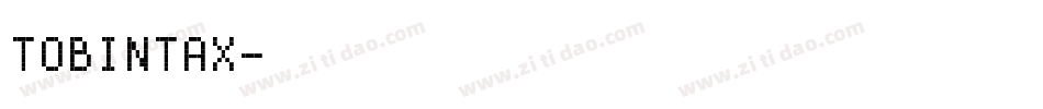 TOBINTAX字体转换