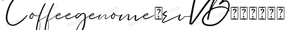 Coffeegenome-rvVB字体转换