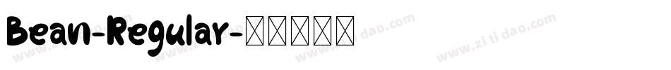 Bean-Regular字体转换