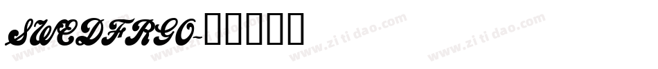 SWEDFRGO字体转换