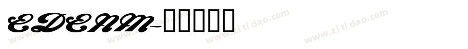 EDENM字体转换