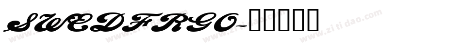 SWEDFRGO字体转换