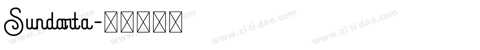 Sundarta字体转换