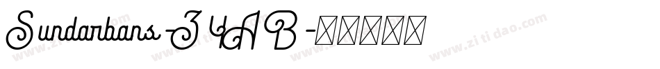Sundarbans-Z4AB字体转换