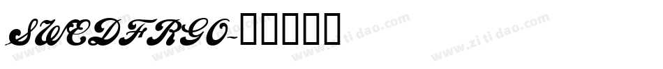 SWEDFRGO字体转换