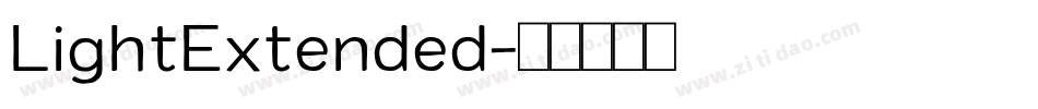 LightExtended字体转换