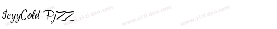 IcyyCold-PjZZ字体转换