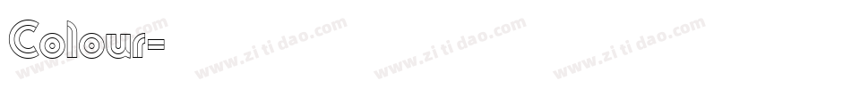 Colour字体转换