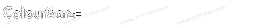 Colourbars字体转换