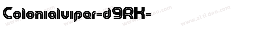 Colonialviper-d9RK字体转换