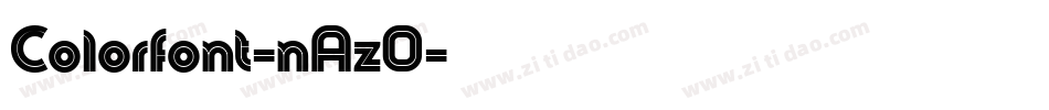 Colorfont-nAz0字体转换